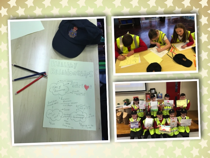 Redhall Primary school Posters on Healthy Relationships 